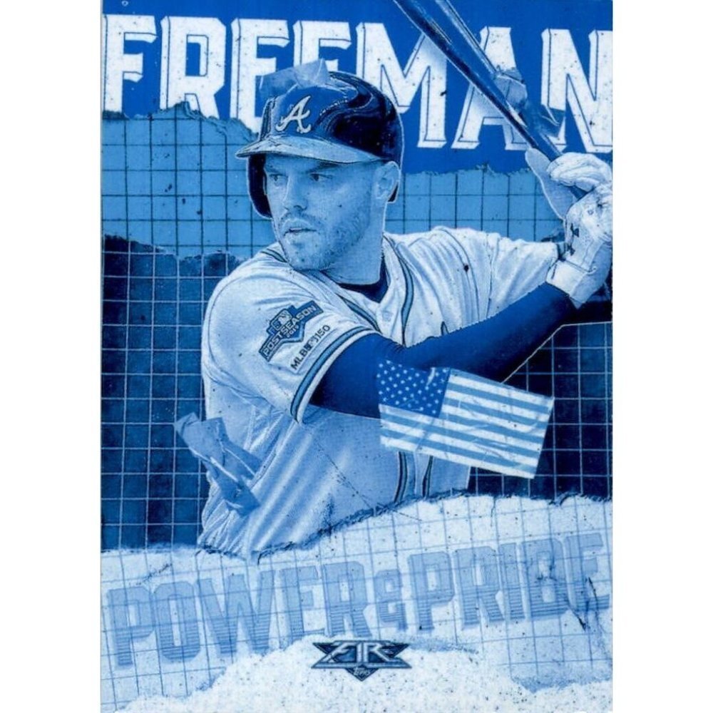 TOPPS 2020 PP-14 POWER & PRIDE FREDDIE FREEMAN ATLANTA BRAVES